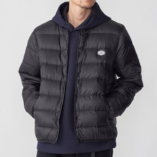쉽스 별주 타이온 로고 와펜 나일론 크루넥 이너 다운 가디건 3컬러 85837431