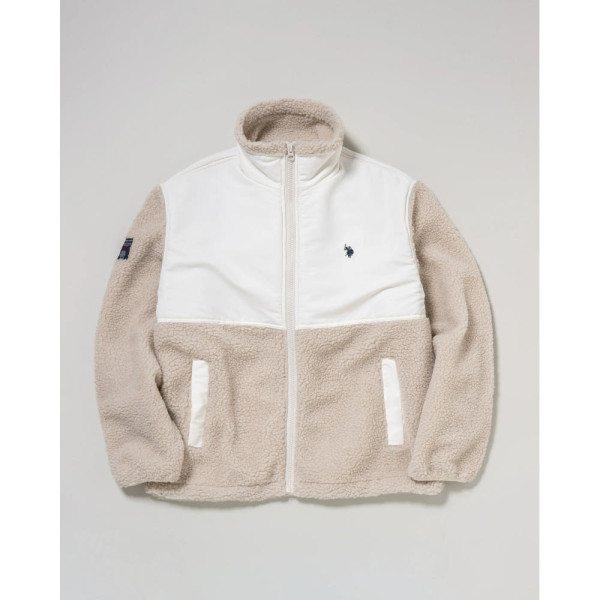 U.S. POLO ASSN. 유에스폴로에센 스탠드 스위칭 보아 재킷 더블 호스맨 자수 4컬러 PLM53802