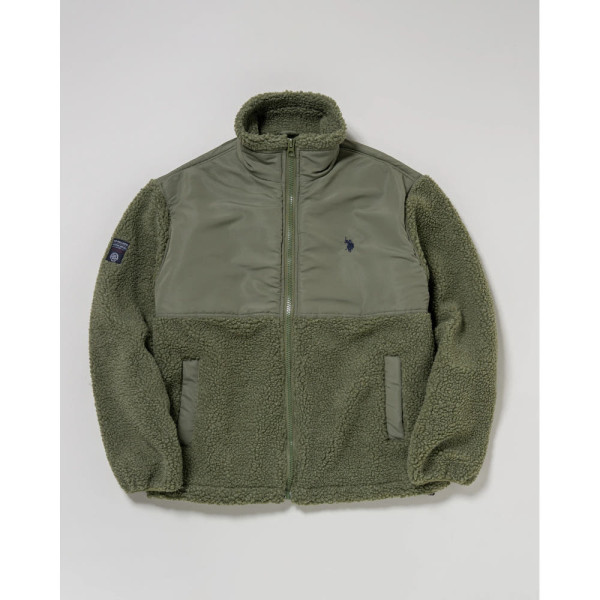 U.S. POLO ASSN. 유에스폴로에센 스탠드 스위칭 보아 재킷 더블 호스맨 자수 4컬러 PLM53802