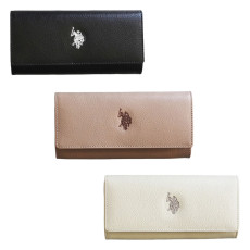U.S. POLOASSN. 유에스폴로에센 고트 레더 장지갑 3컬러 USPA-2735