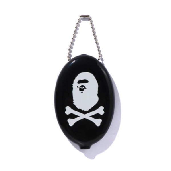 베이프 에이프 크로스본 동전 케이스 블랙 4L20182004