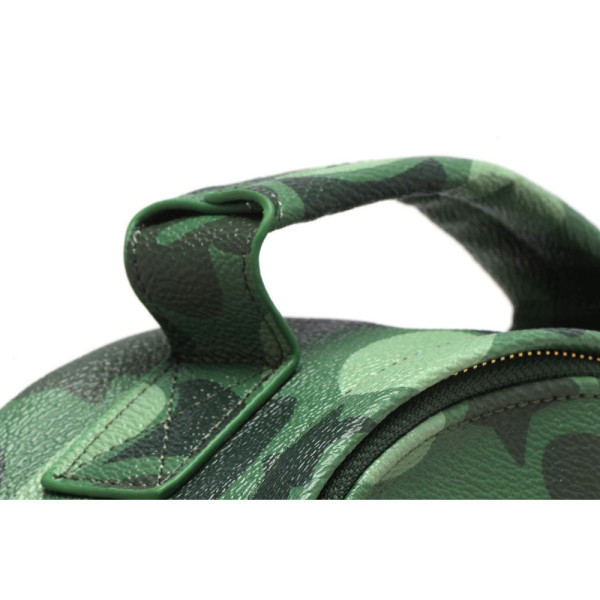 베이프 카모 미니 백팩 핸드백 그린 CL70289303