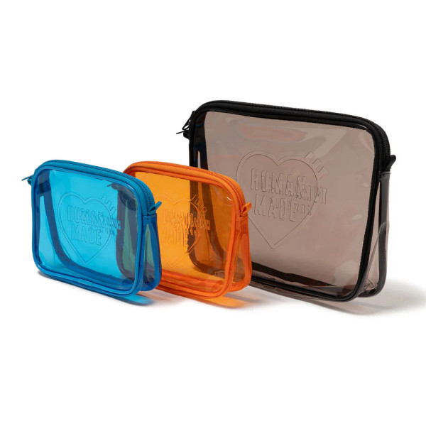 휴먼메이드 메쉬 보스턴백 블루 HM29GD022