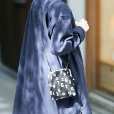 소우소우 SOU SOU 캔버스 가마구치 가방 L 블랙 6299997 6299998