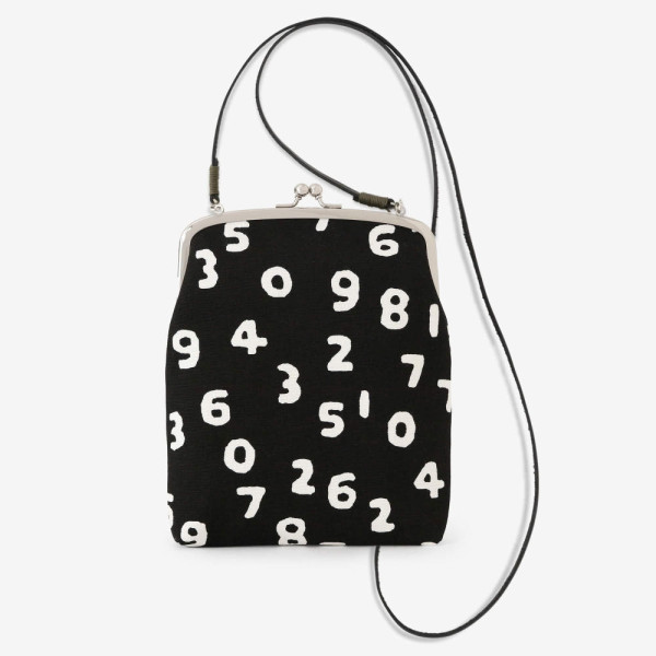 소우소우 SOU SOU 캔버스 가마구치 가방 L 블랙 6299997 6299998