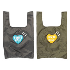 휴먼메이드 하트 쇼핑백 라지 2컬러 HM30GD025