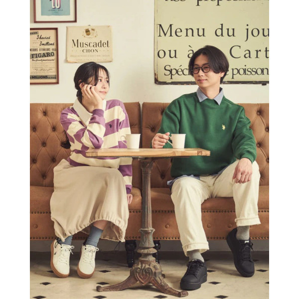 U.S. POLO ASSN. 유에스폴로에센 쿼터 호스 로우컷 통굽 스니커즈 2컬러 PL00811