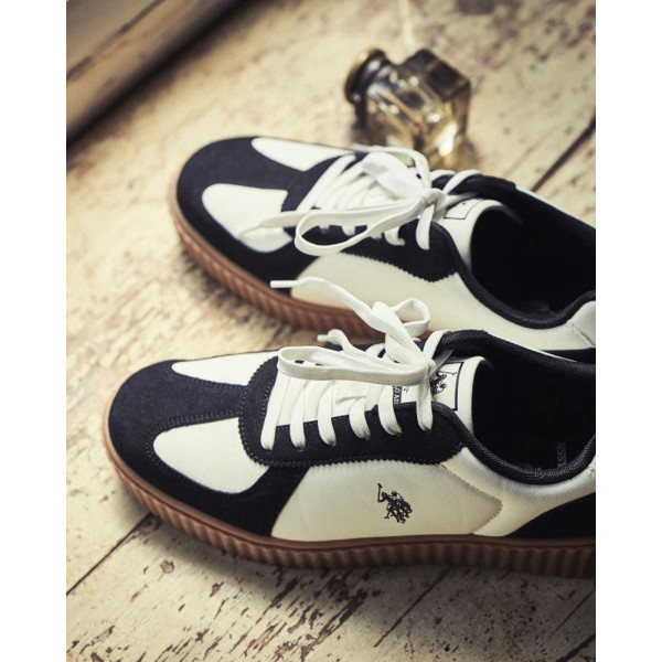 U.S. POLO ASSN. 유에스폴로에센 클리오 조로우 컷팅 통굽 스니커즈 3컬러 PL00813