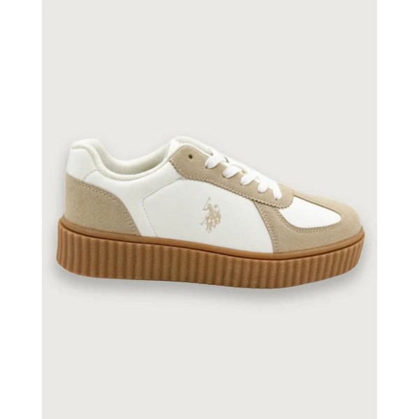 U.S. POLO ASSN. 유에스폴로에센 클리오 조로우 컷팅 통굽 스니커즈 3컬러 PL00813