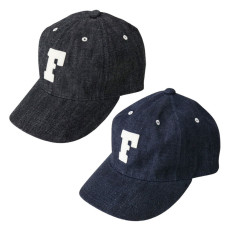 풀카운트 FULLCOUNT 데님 야구모자 베이스볼 캡 F와펜 2컬러 6843