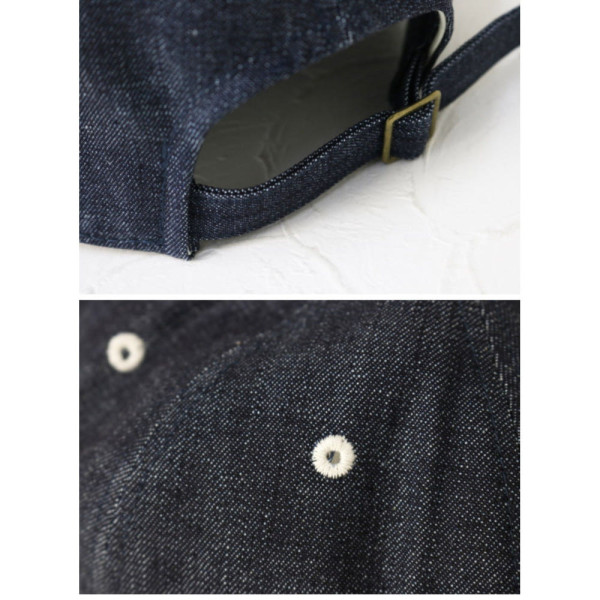 풀카운트 FULLCOUNT 데님 야구모자 베이스볼 캡 F와펜 2컬러 6843