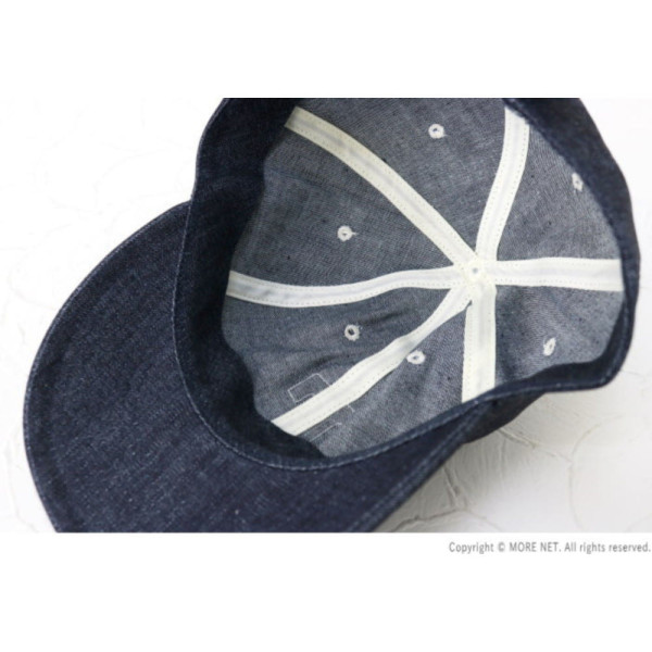 풀카운트 FULLCOUNT 데님 야구모자 베이스볼 캡 F와펜 2컬러 6843