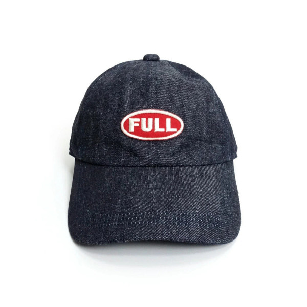 풀카운트 FULLCOUNT 야구모자 데님 로고 와펜 아메카지 볼캡 인디고 6770