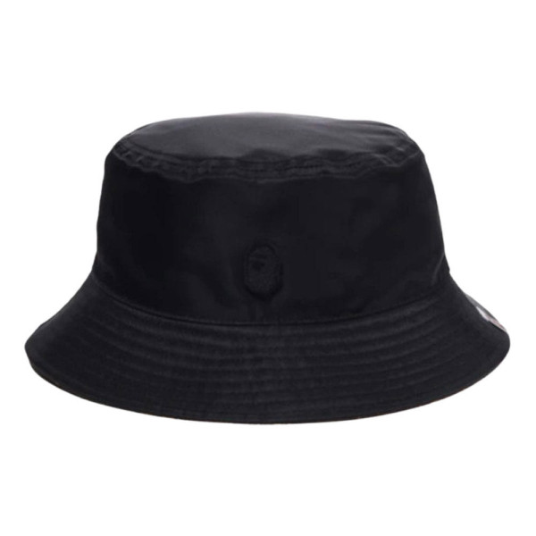 베이프 칼리지 모노그램 리버서블 버클 햇 모자 블랙 1L30181305
