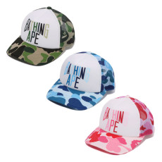 베이프 ABC 카모 NYC 로고 메쉬 캡 모자 3컬러 1L30180012