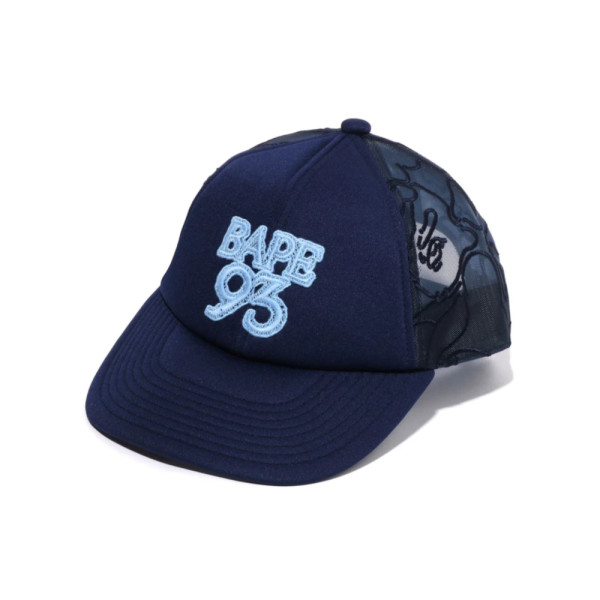 베이프 라인 카모 자카드 메쉬 블로킹 로고 캡 모자 3컬러 1L30180307