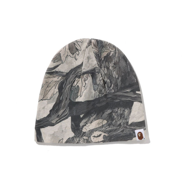 베이프 트리 엣지 카모 니트 캡 비니 2컬러 1L80181003