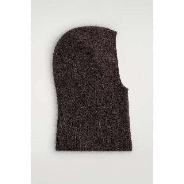 코스 COS 브러쉬드 캐시미어 후드 다크브라운 1291718002