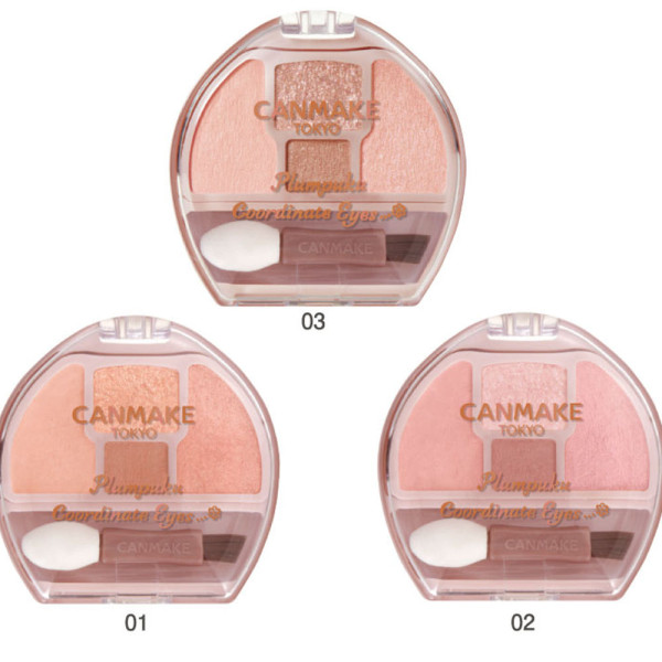 캔메이크 플랜 푸쿠 코데 아이즈 애굣살 아이섀도우 팔레트 4종