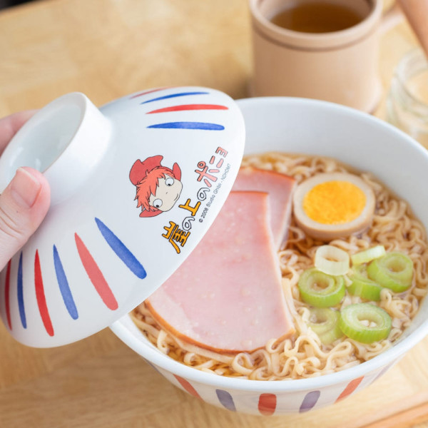 지브리 벼랑 위의 뽀뇨 돈부리 덮밥 그릇 780ml