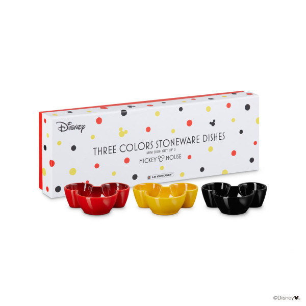 르크루제 미키마우스 미니 접시 세트 3P