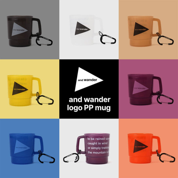 and wander 앤드 원더 로고 PP 머그컵