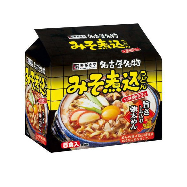 스시가 키야미소 삶은 우동 5 식입 460g