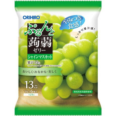오리히로 ORIHIRO 곤약젤리 파우치 샤인 무스카트 20g×6개입